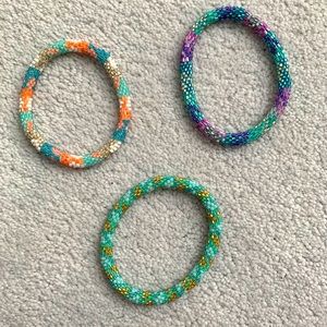 Beaded bracelet set